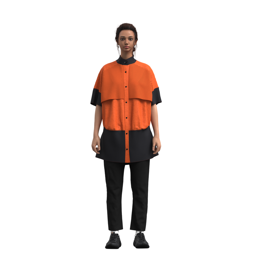 AeroMesh Fusion Shirt Orange