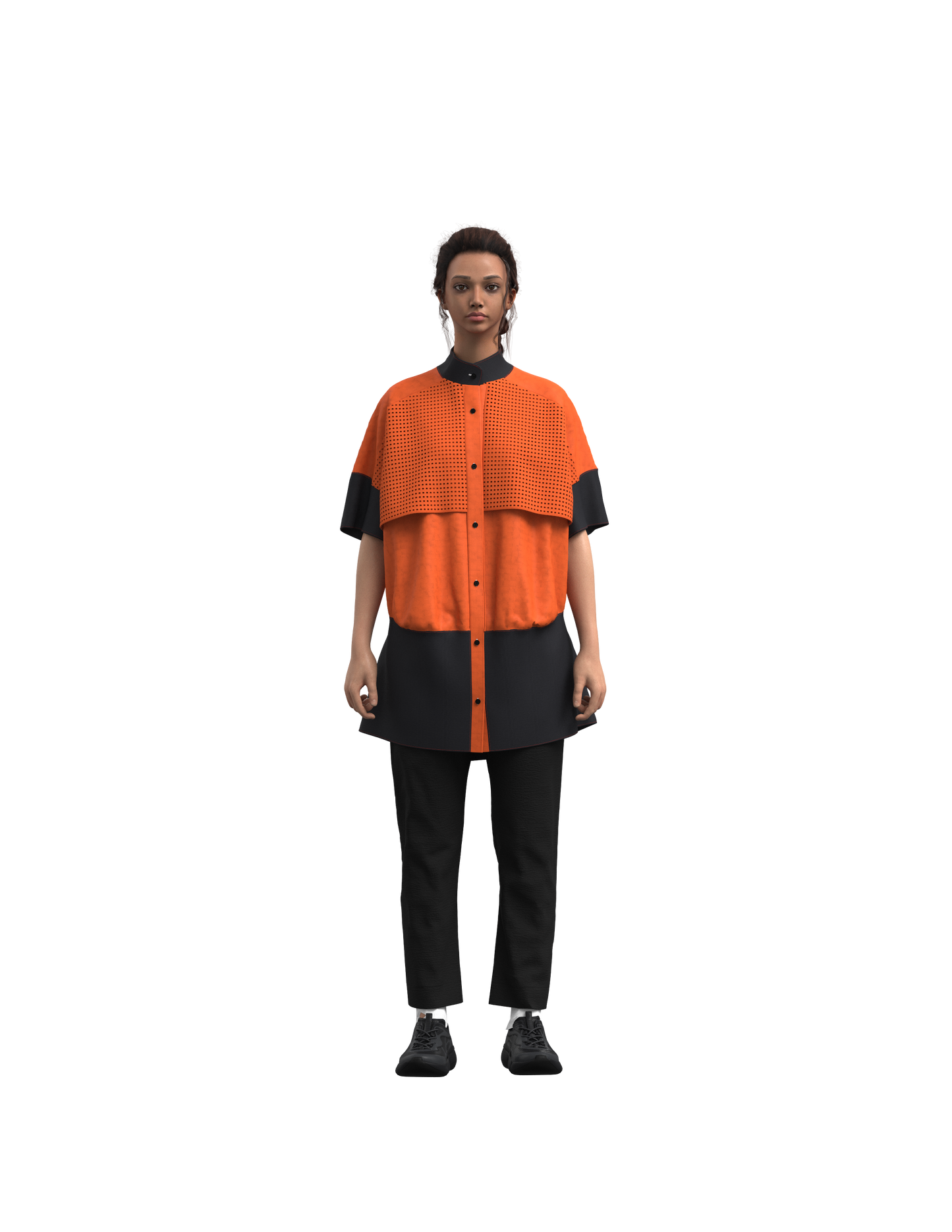 AeroMesh Fusion Shirt Orange