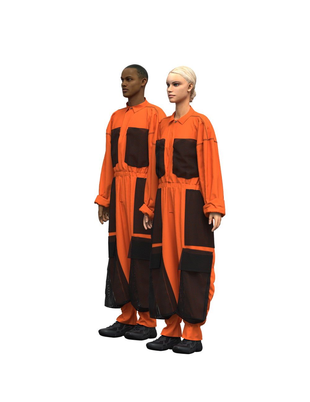 Galactic Coverall Orange