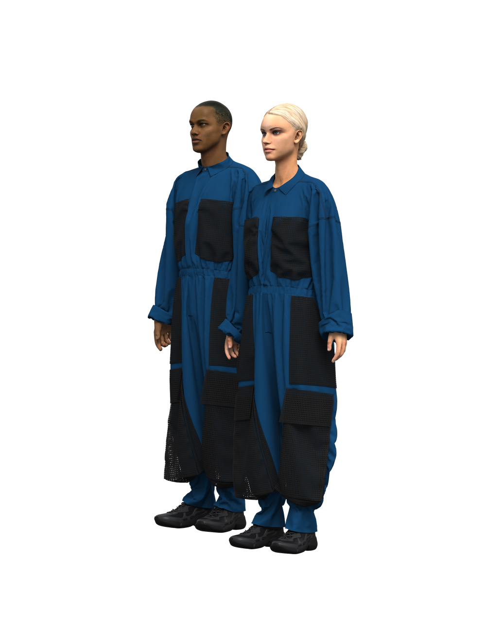 Galactic Coverall Blue