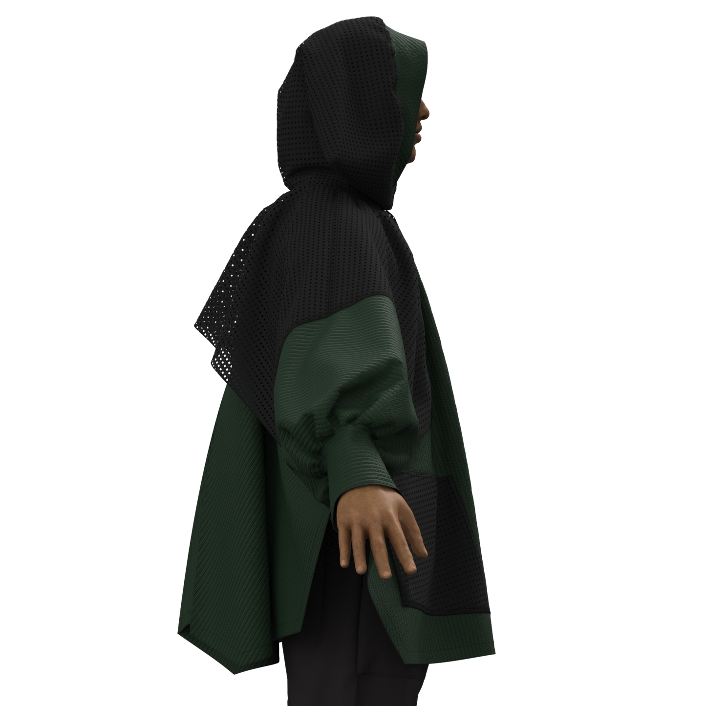 Nimbus Poncho Green